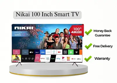 Nikai 100 Inch Platinum Series 4K UHD WebOS Smart TV | Free Delivery