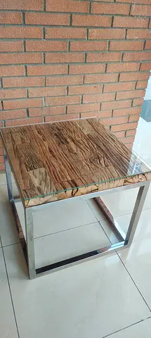 Railway Wood Side Table ONLY