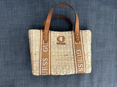 Guess Straw Tote Bag