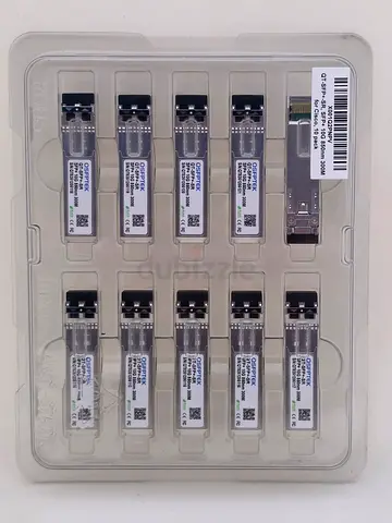 Lot of 10 SFP+ 10G SR 850nm 300m Optical Transceiver Modules (compatible with Cisco)