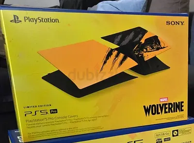PlayStation 5 Pro Wolverine Limited Edition Console Covers (Sealed Box)