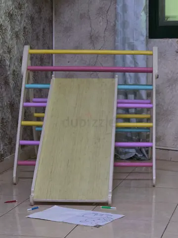 Ariro toys (the rolling cart) pastel wooden pikler