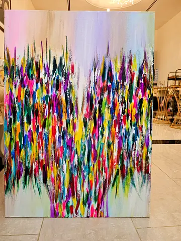 New color abstract painting