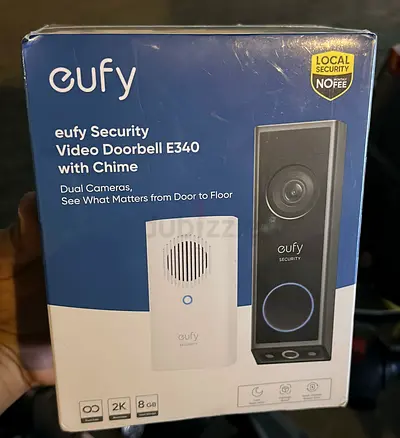 Eufy Security Video Doorbell E340 with Chime - Sealed Box