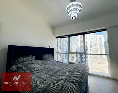 مفروشة بغرفتي نوم | MAG 214 JLT | إطلالة على وسط المدينة