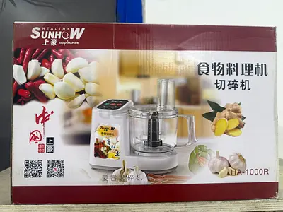 Sunhow HA-1000R Food Processor & Chopper – 1.9L Bowl