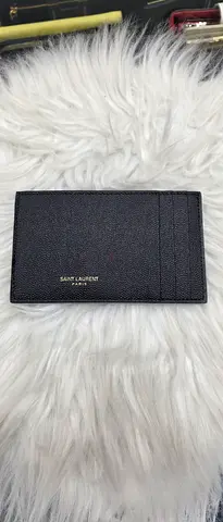 Black Saint Laurent slim card holder - good condition
