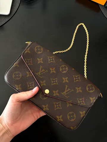 Louis Vuitton Pochette Félicie Monogram – Authentic + Box & Dust Bag