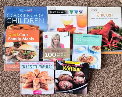 Set of cookbooks