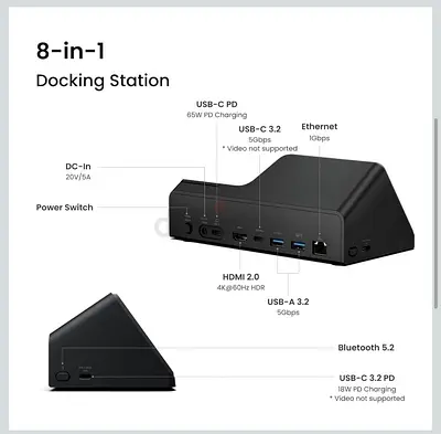 HiDock H1E AI Voice Recorder, 1000 Hrs Voice Recording, Free AI Transcription & Summarization
