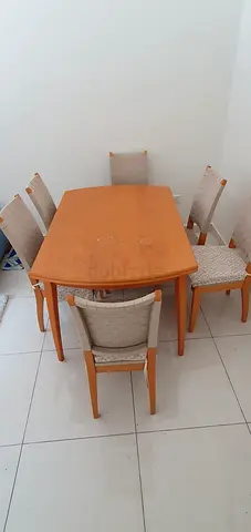 Dining table with chair