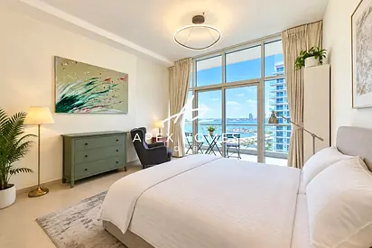 High Floor Furnished Studio | Balcony | Parking