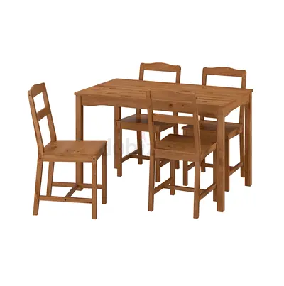 IKEA HÄGERNÄS Dining Table + 4 Chairs | Like New | AED 300