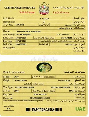 Nissan Pathfinder LE 2010 GCC Specs
