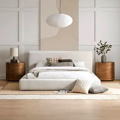Brand New king Size Modern Luxury Bed | Elegant Upholstered Bed Frame,Hydraulic Optional