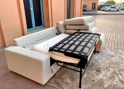 Excellent condition IKEA vimle l'shape Sofa bed with storage beige color