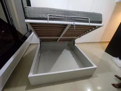 Ikea hydraulic double bed with storage inside full bed with Ikea mattress 140×200cm