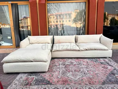 Amazing Condition Marina _____ Home L Shape Sofa Beige