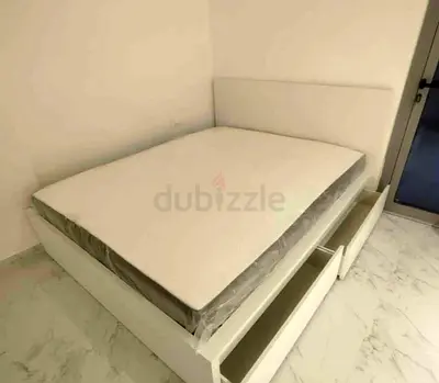 Ikea Malm bed with mattress king size
