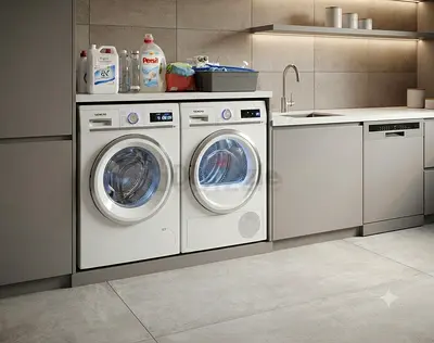 Siemens iQ700 9kg Separate Washer & Dryer Set – Wi-Fi Smart System | Latest Version