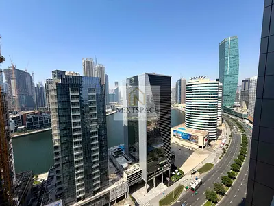 Furnished Studio | Flexible Cheques | Balcony | Canal View