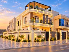 Modern corner villa, super deluxe, 5 bedrooms, freehold ownership