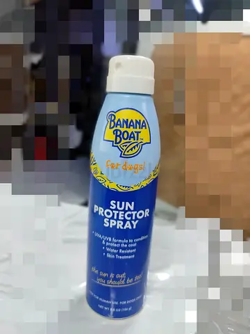 Banana Boat Dog Sunscreen Spray SPF 50 Sun Protector Spray for Dogs