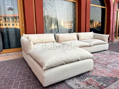 Amazing Condition Marina Home feather 🪶 filled Sofa Beige