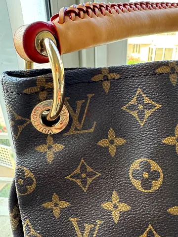 Louis Vuitton Monogram Handbag with Braided Handle