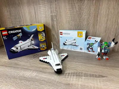 LEGO Creator 3in1 Space Shuttle 31134 and LEGO 30694 Recruitment Bags Space Science Mech