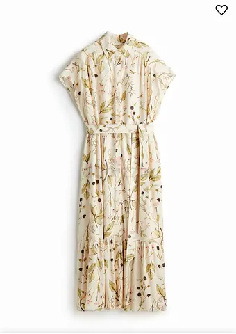 H&M Tie-belt shirt dress
