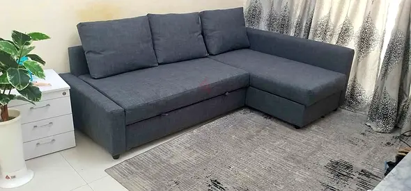 Ikea L shape sofa store cum bed and you can