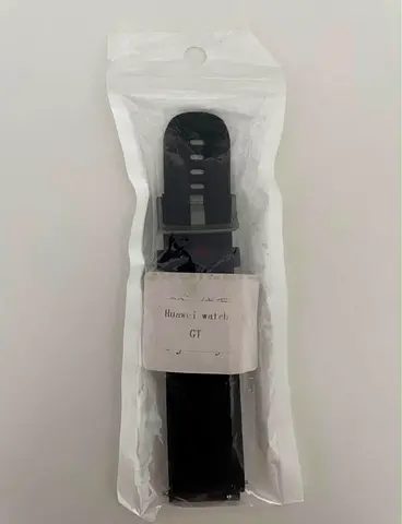 Replacement Silicone Strap for Huawei Watch GT - Black