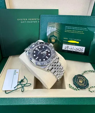 Rolex GMT Master II Bruce Wayne Super Clone 1:1 With Box and Card