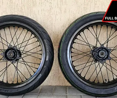 Brand New 17 Inch CST Surron Ultrabee Supermotos Full black ( super wide rear)