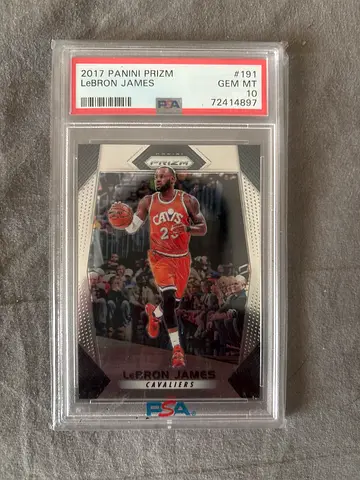 NBA CARD PSA 10 LEBRON JAMES