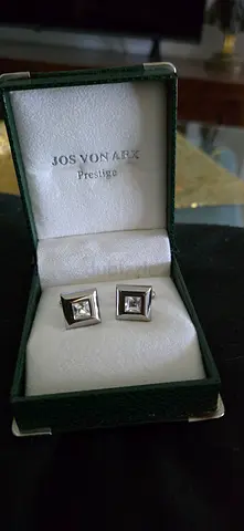 Jos Von Arx Prestige Men’s Silver Cufflinks