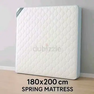 Brend New King size 180x200 spring mattress Available 22 cm thikniss