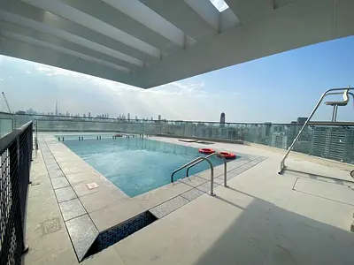 WATER CANAL VIEW BRAND NEW BUILDING 2 B/R ROOM GYM/POOL/GARDEN