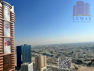1 bedroom open kitchen with parking big size available for sale in, Ajman One Towers