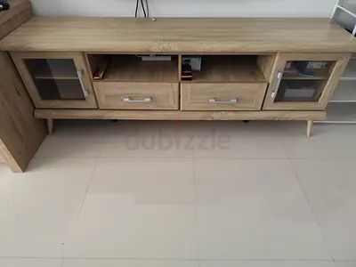 *MOVING SALE* Light Oak TV Unit with Storage