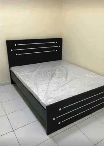 Queen Size Wooden Bed Frame with Headboard and Footboard
