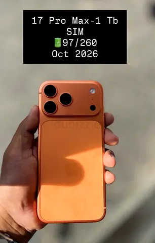 17 pro max 1 tb orange Physical sim