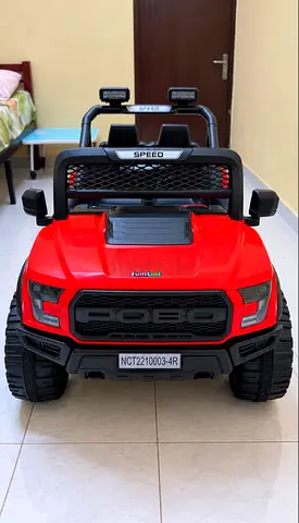 Red Kids Electric Ride-On Truck - 12V, 2-Seater