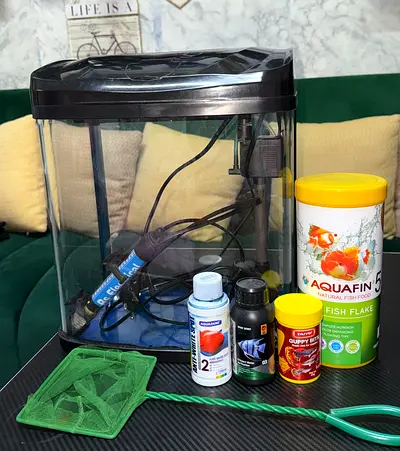 Take all / Fish Tank with Accessories and Food