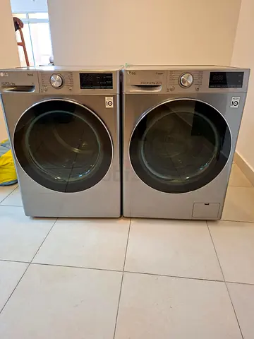 Lg latest model 9kg washer and 9kg dryer same like new condition perfect working