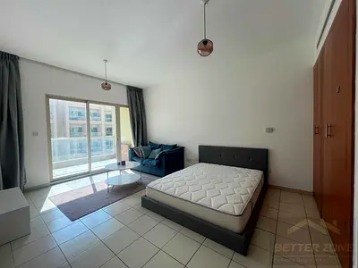 Furnished Studio | Balcony | City & Courtyard Views