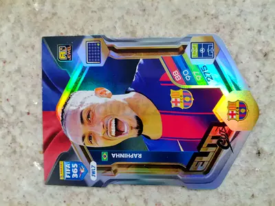 Panini Elite 2020 Raphinha Barcelona Holographic Trading Card - Single Card