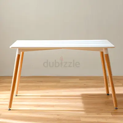 Minimalist Dining Table - White Top