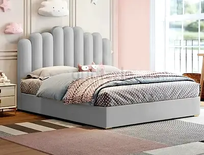 Brand New High Quality Cotton fabric Queen Bed Available